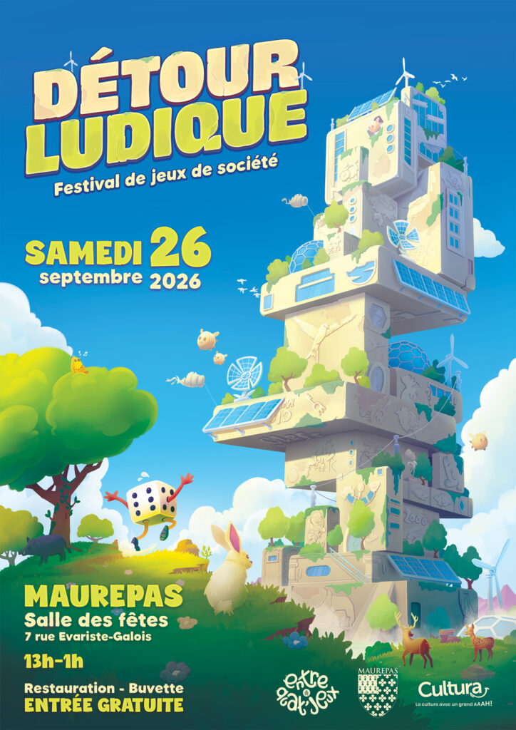 Affiche du Festival ludique de Maurepas Yvelines pour 2026